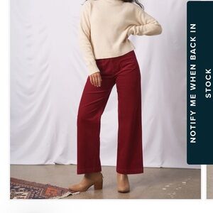 United by Blue Organic Corduroy Pants in Beet